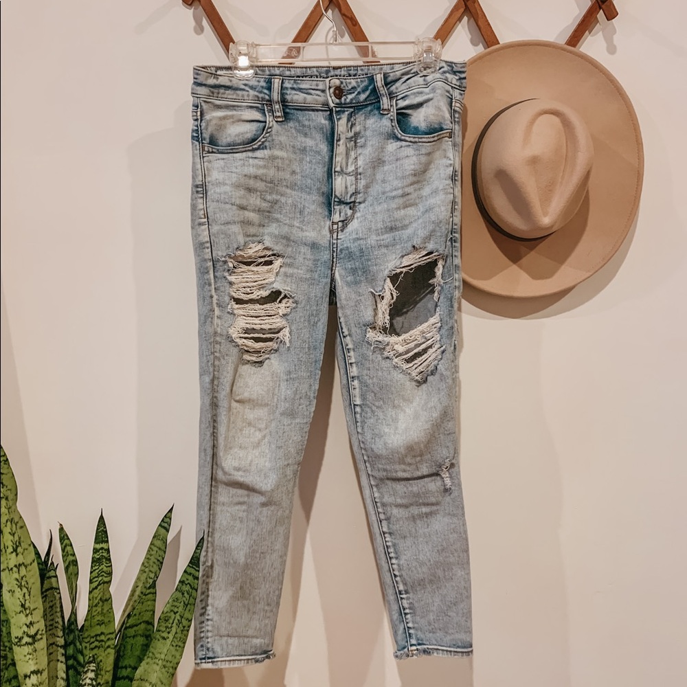 American Eagle Next Level High Rise Jegging Cropped